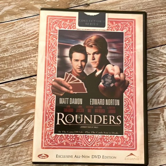 3/$15 u pick dvds📀or 1 for $9~ Rounders🃏Exclusive Edition - Picture 1 of 7